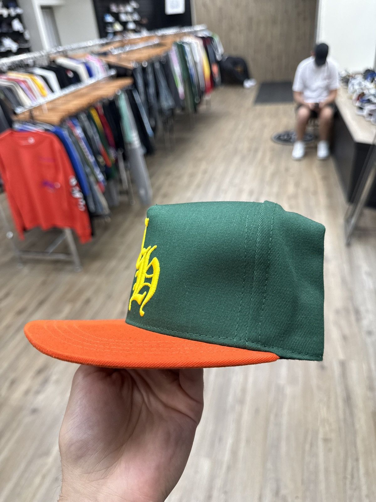 Chrome Hearts Chrome Hearts Orange Miami Trucker Hat Size ONE SIZE - 3 Thumbnail