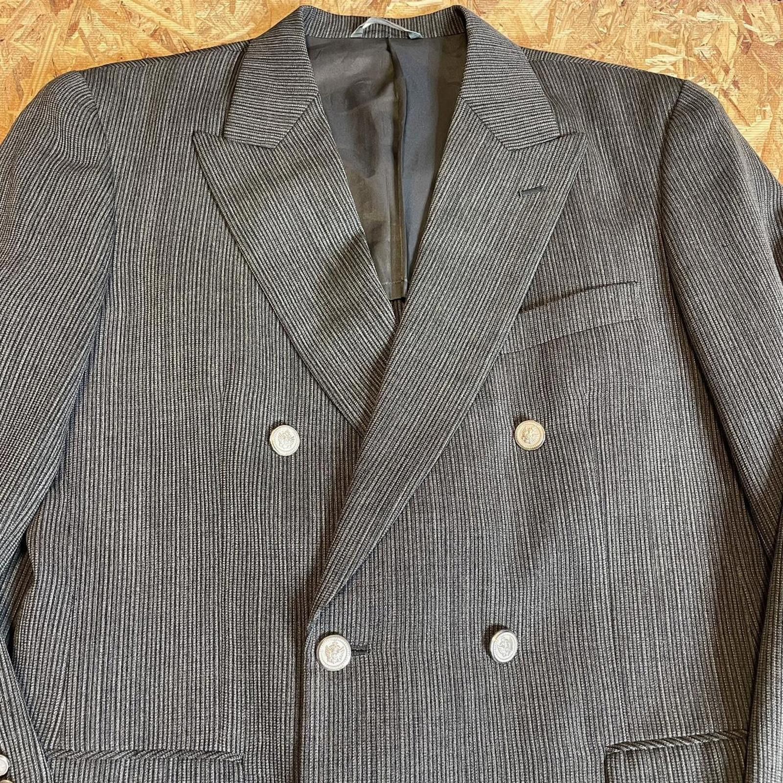 Boy London [BOY] • : Vintage 80s BOY London wide-leg boxy 2-piece suit Size 38R - 4 Thumbnail