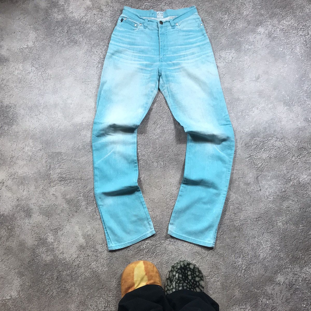 Vintage Vintage Cavalli Baggy Distressed Jeans Y2K Streetwear 28 Size US 28 / EU 44 - 2 Thumbnail