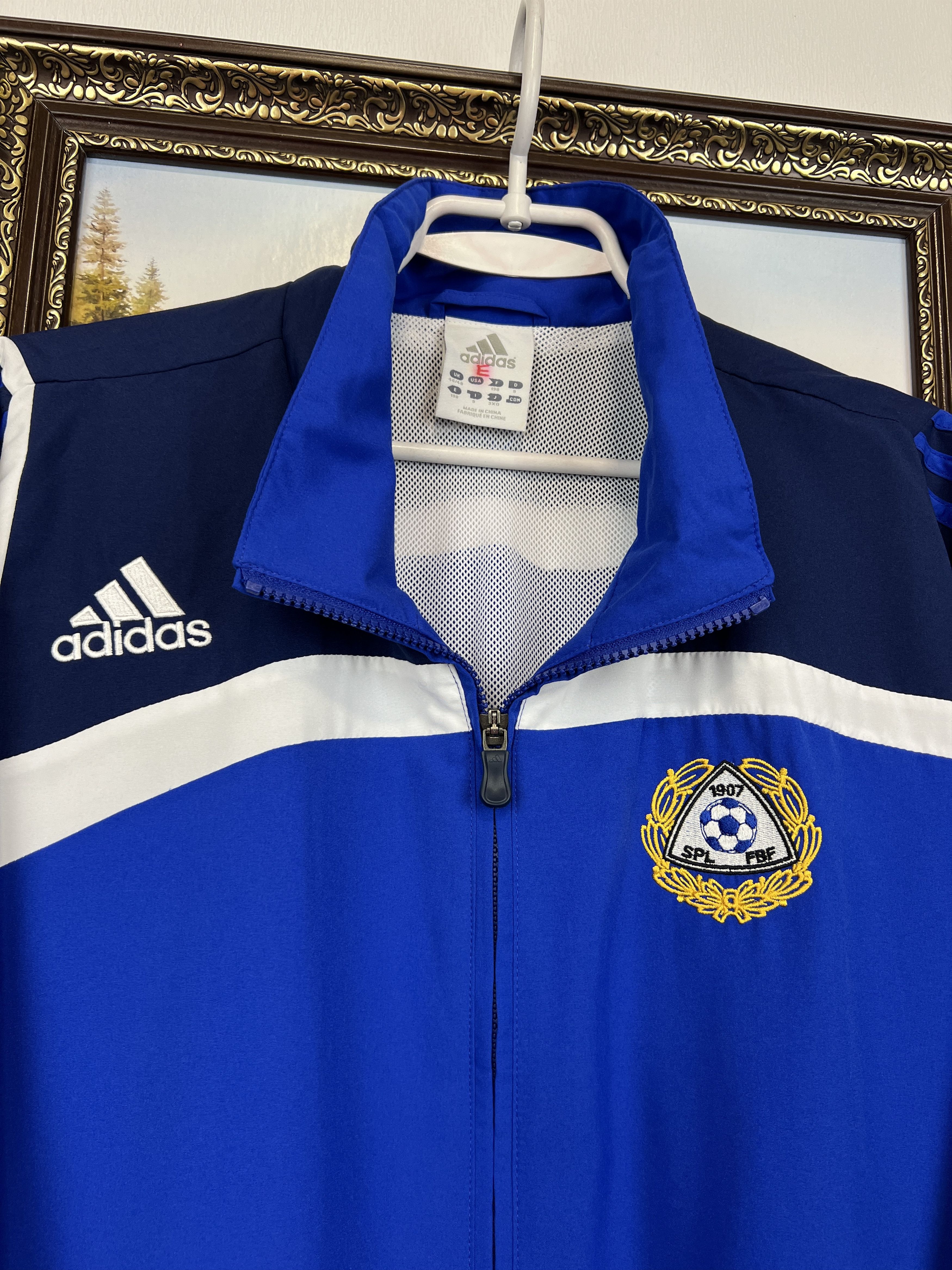Adidas Vintage Adidas Finland Football Suit Soccer Jacket Pants Set Size US XXL / EU 58 / 5 - 3 Thumbnail