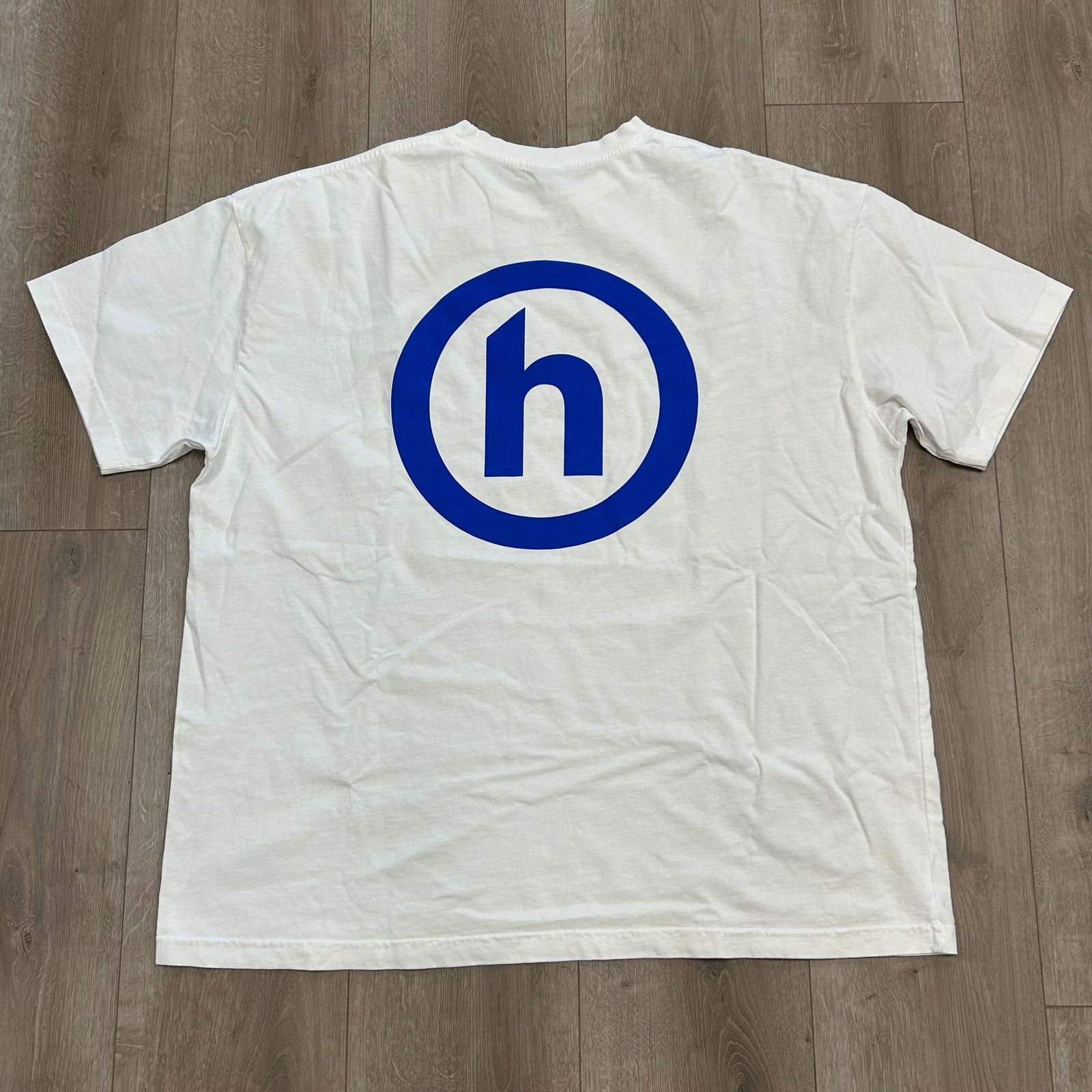 HIDDEN Hidden NY Classic Logo Tee T Shirt size XXL 2XL White Blue Size US XXL / EU 58 / 5 - 2 Thumbnail