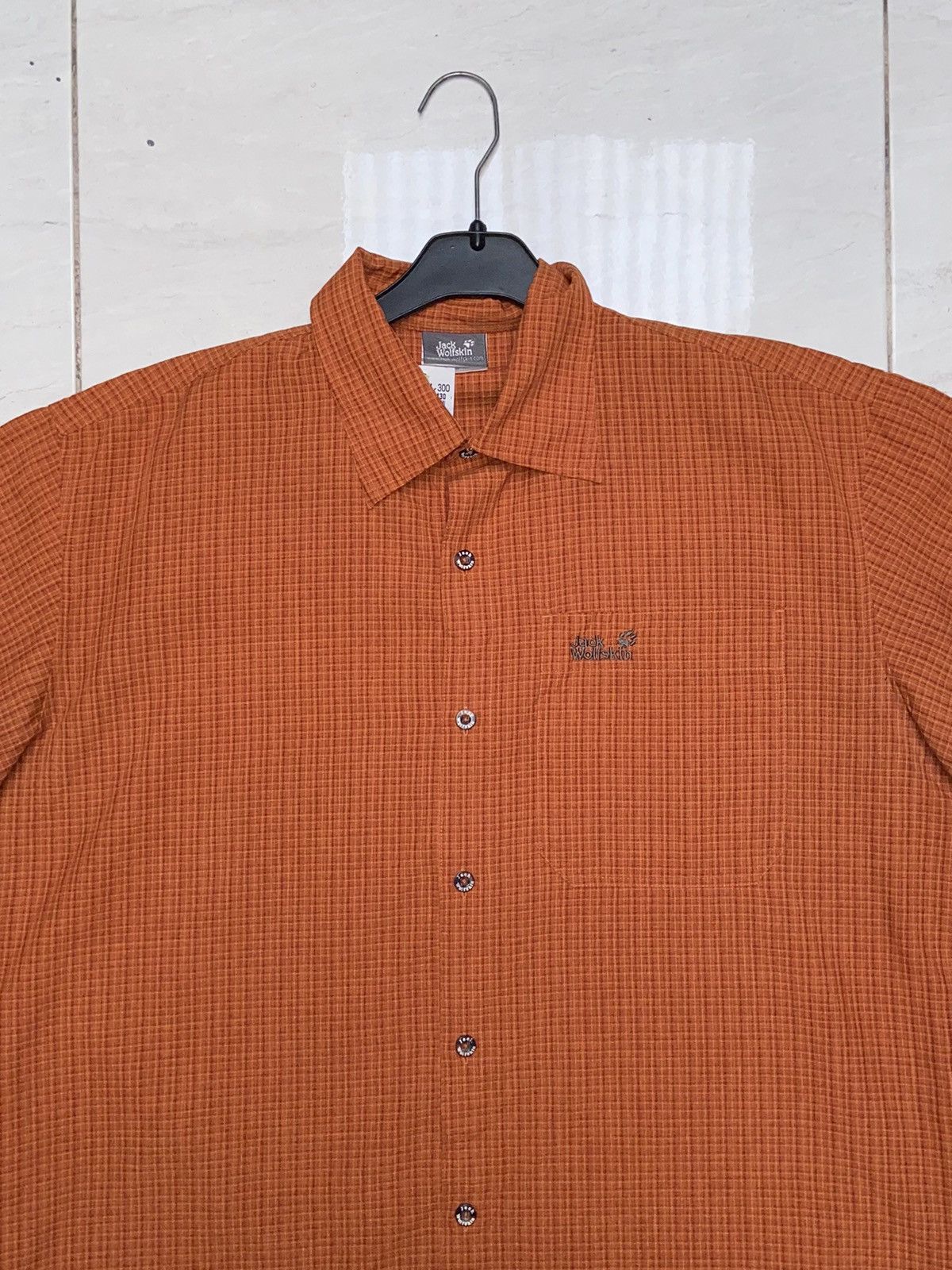 Jack Wolfskin Jack Wolfskin Orange Short Shirt Size US XXL / EU 58 / 5 - 10 Thumbnail