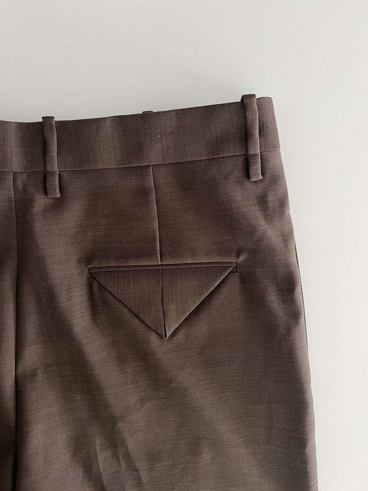 Bottega Veneta Bottega Veneta Travel Straight Leg Pants 'Brown' Size US 36 / EU 52 - 8 Thumbnail