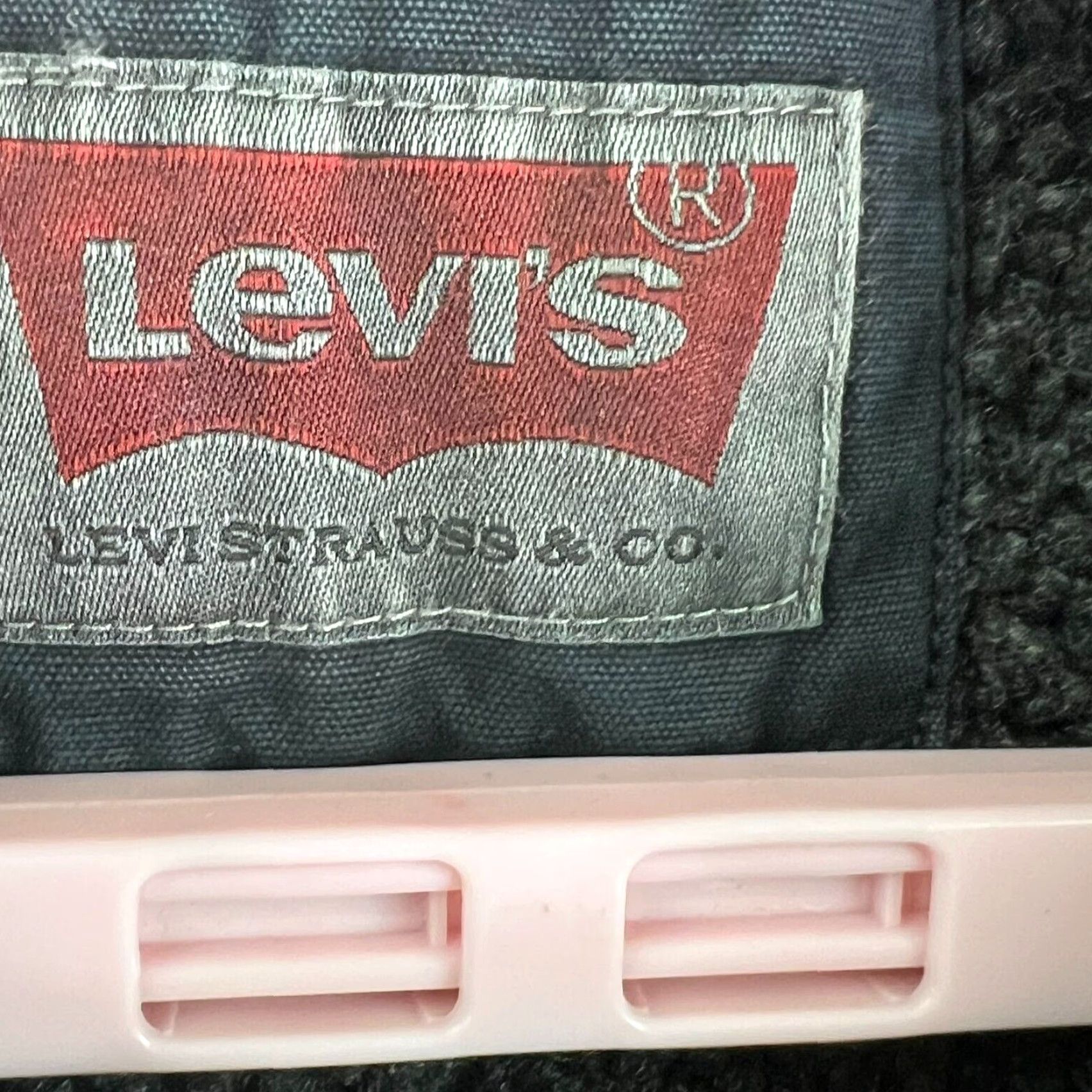Levi's VINTAGE Levi's Trucker Jacket Denim Sherpa Lined Black Size XL Mens 56in Chest 90s USA Made & Crafted Jacket Size US XL / EU 56 / 4 - 5 Thumbnail