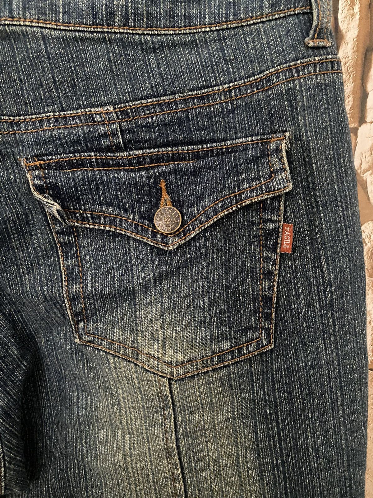 Japanese Brand Vintage Facile Japanese Brand Bootcut Jeans Size US 31 - 7 Thumbnail