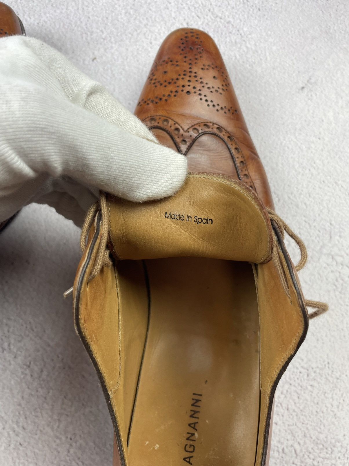 Magnanni Magnanni Brown Leather Oxford Dress Shoes EU 42 US 9M Size US 9 / EU 42 - 23 Thumbnail