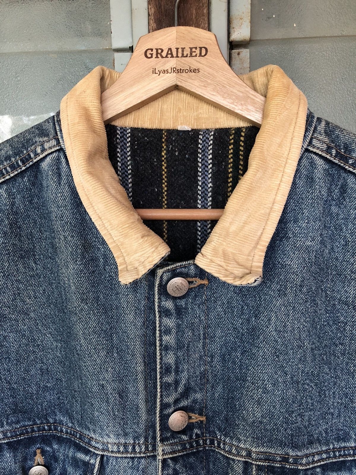 If Six Was Nine Vintage Style HR Denim Jacket Detroit Jacket Rare Size US M / EU 48-50 / 2 - 4 Thumbnail