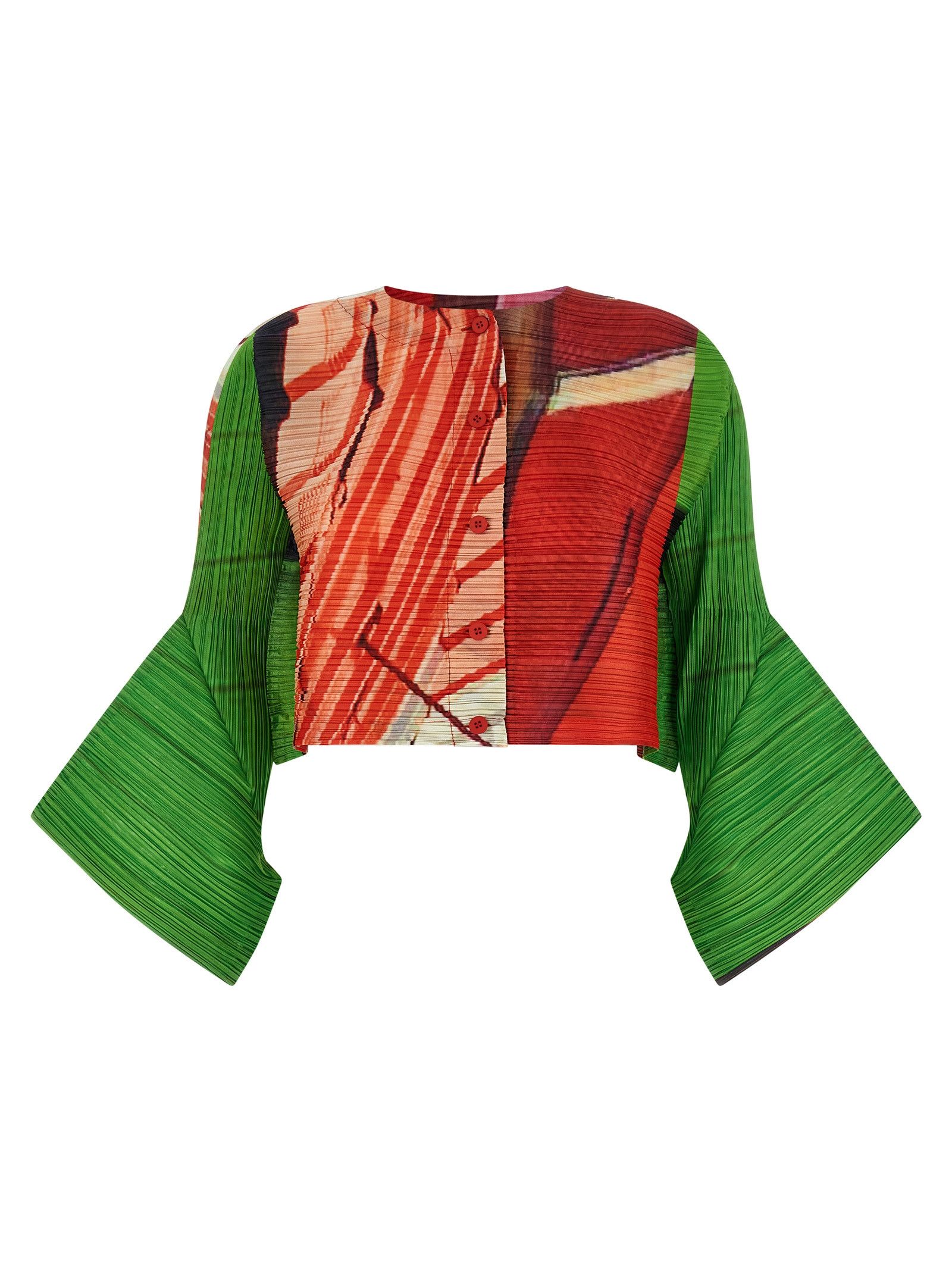 Pleats Please Issey Miyake 'City Collage' cardigan Size M / US 6-8 / IT 42-44 - 1 Thumbnail