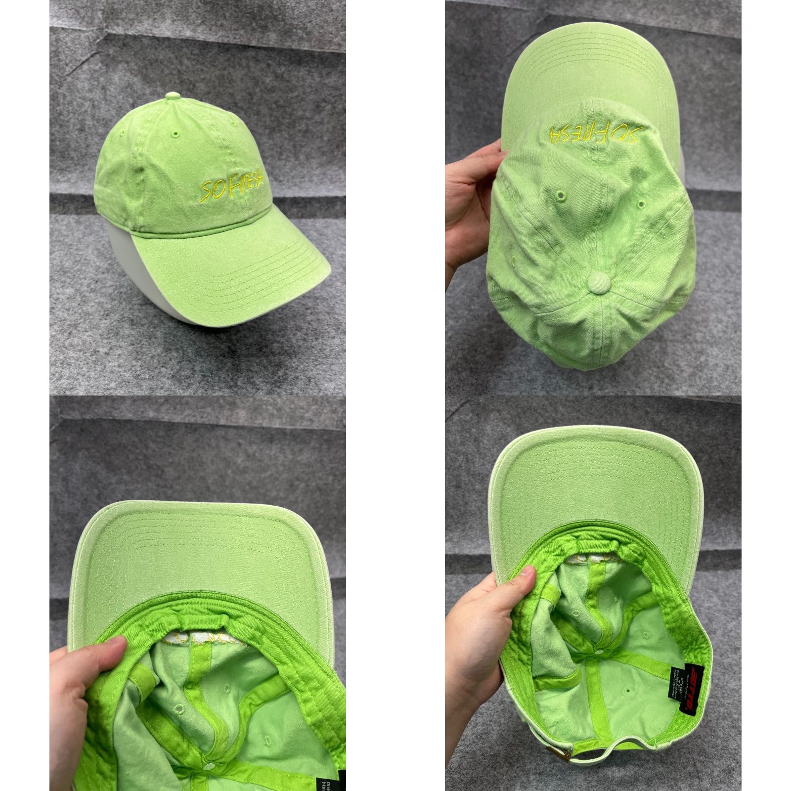 Vintage Otto Green Adjustable Baseball Cap Hat Adult One Size Lightweight Cotton Outdoor Casual Size ONE SIZE - 8 Thumbnail
