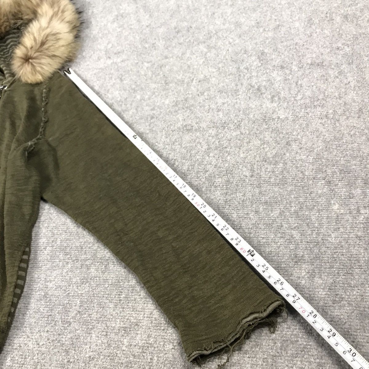 Beams Plus × If Six Was Nine × Le Grande Bleu (L.G.B.) BEAMS DISTRESS DESIGN ZIPPER FUR HOODIES PUNK ROCK STYLE Size US M / EU 48-50 / 2 - 16 Thumbnail