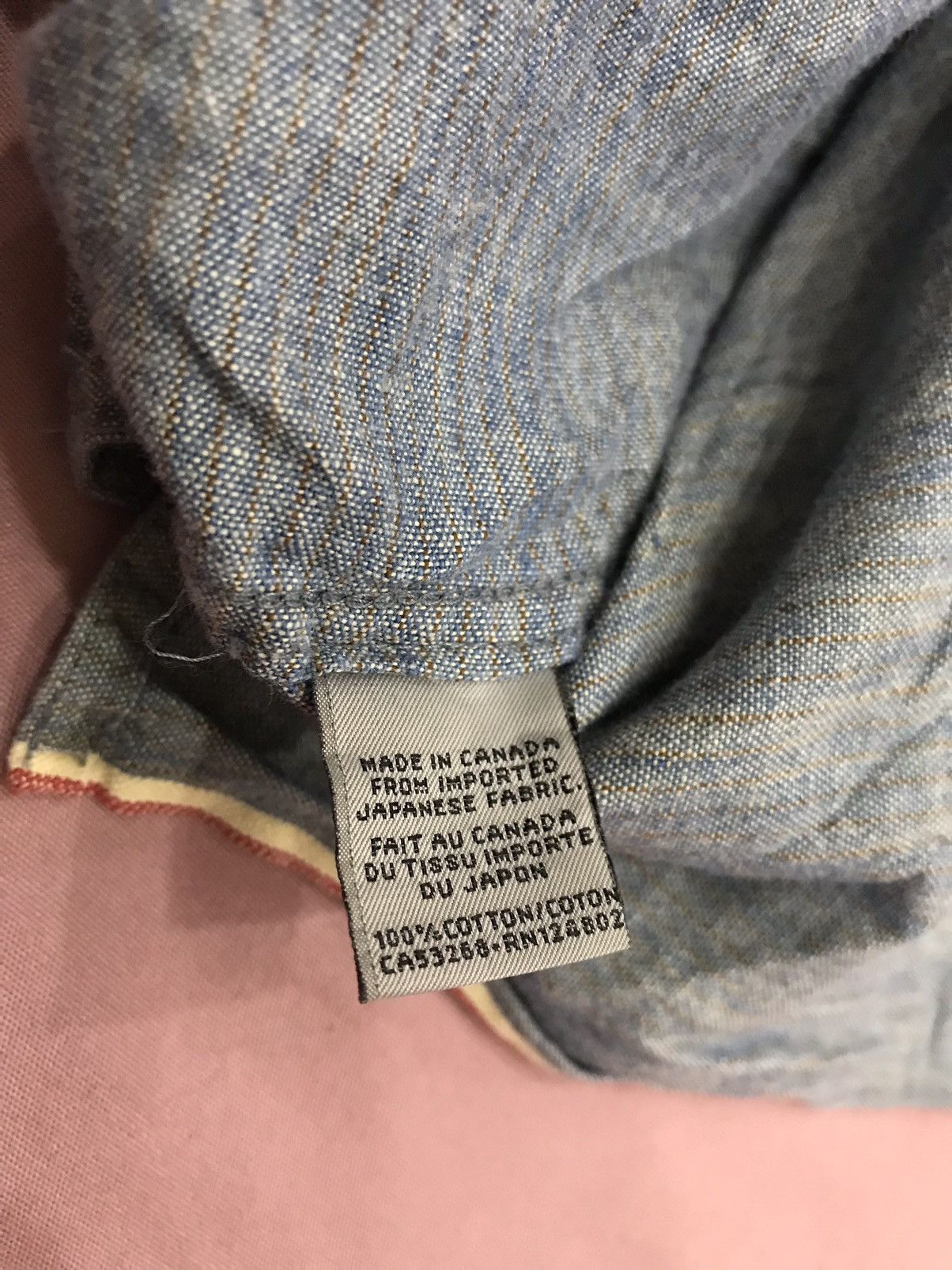 Naked & Famous JAPANESE SELVEDGE NAKED&FAMOUS COTTON BUTTON UP Size US L / EU 52-54 / 3 - 10 Thumbnail