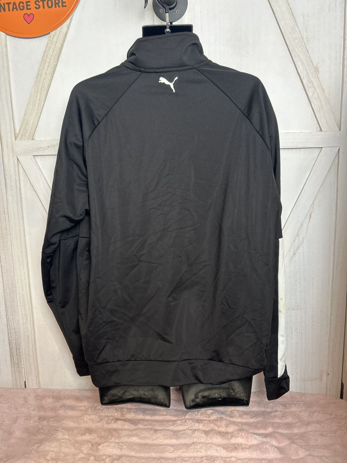 Puma Puma Track Jacket Black White Zip-Up XL Men’s Full Zip Logo Size US XL / EU 56 / 4 - 3 Thumbnail