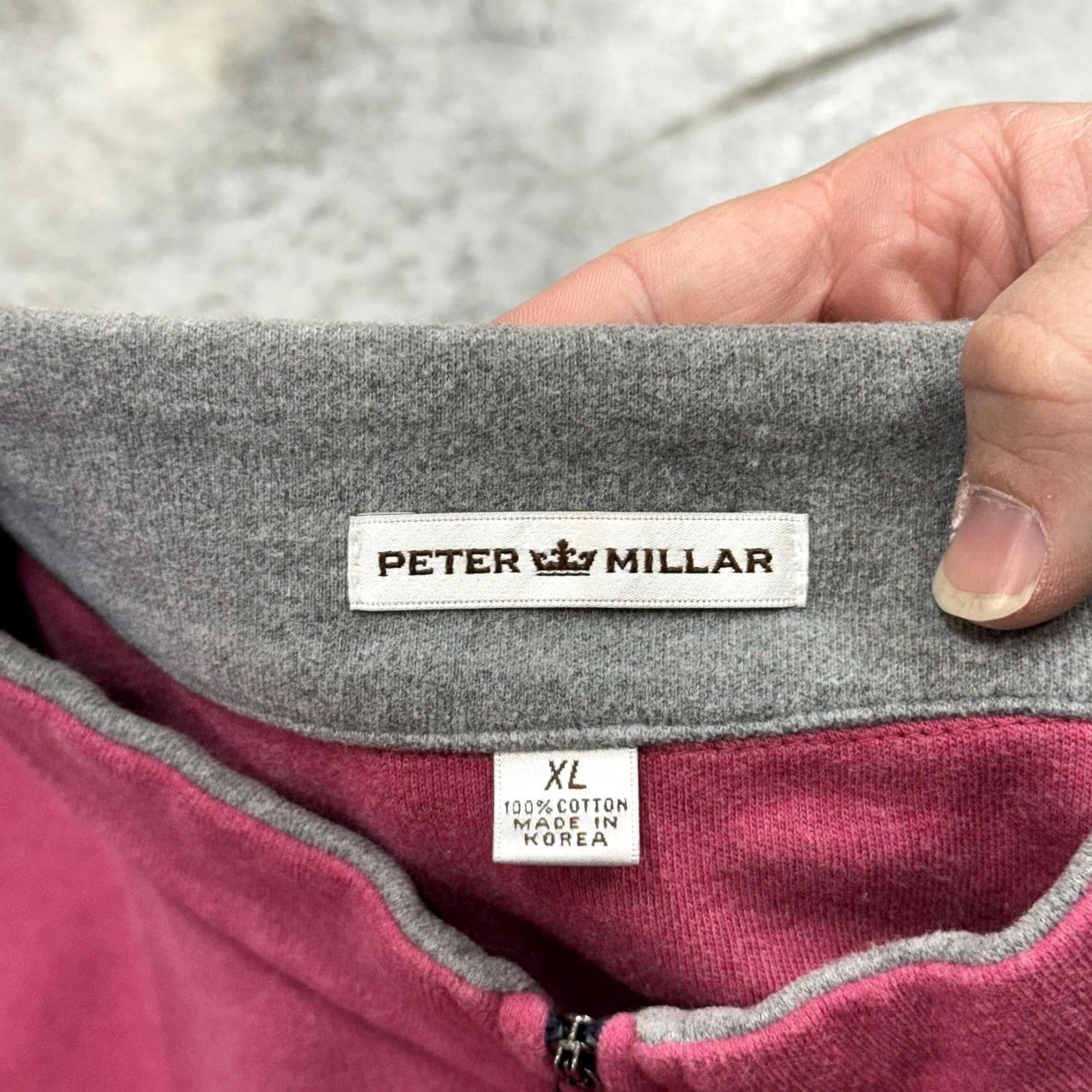 Peter Millar Peter Millar Sweater Vest Knit Mens XL Red Quarter Zip Pullover Greystone Golf Size US XL / EU 56 / 4 - 4 Thumbnail