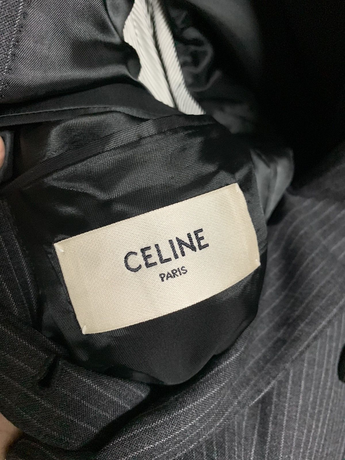 Celine Celine 2020SS Stripe Double breasted Blazer Size US L / EU 52-54 / 3 - 3 Thumbnail