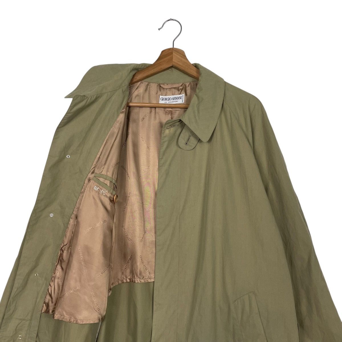 Giorgio Armani Vintage Giorgio Armani Soprabito Uom Trenchcoat Size US S / EU 44-46 / 1 - 11 Thumbnail