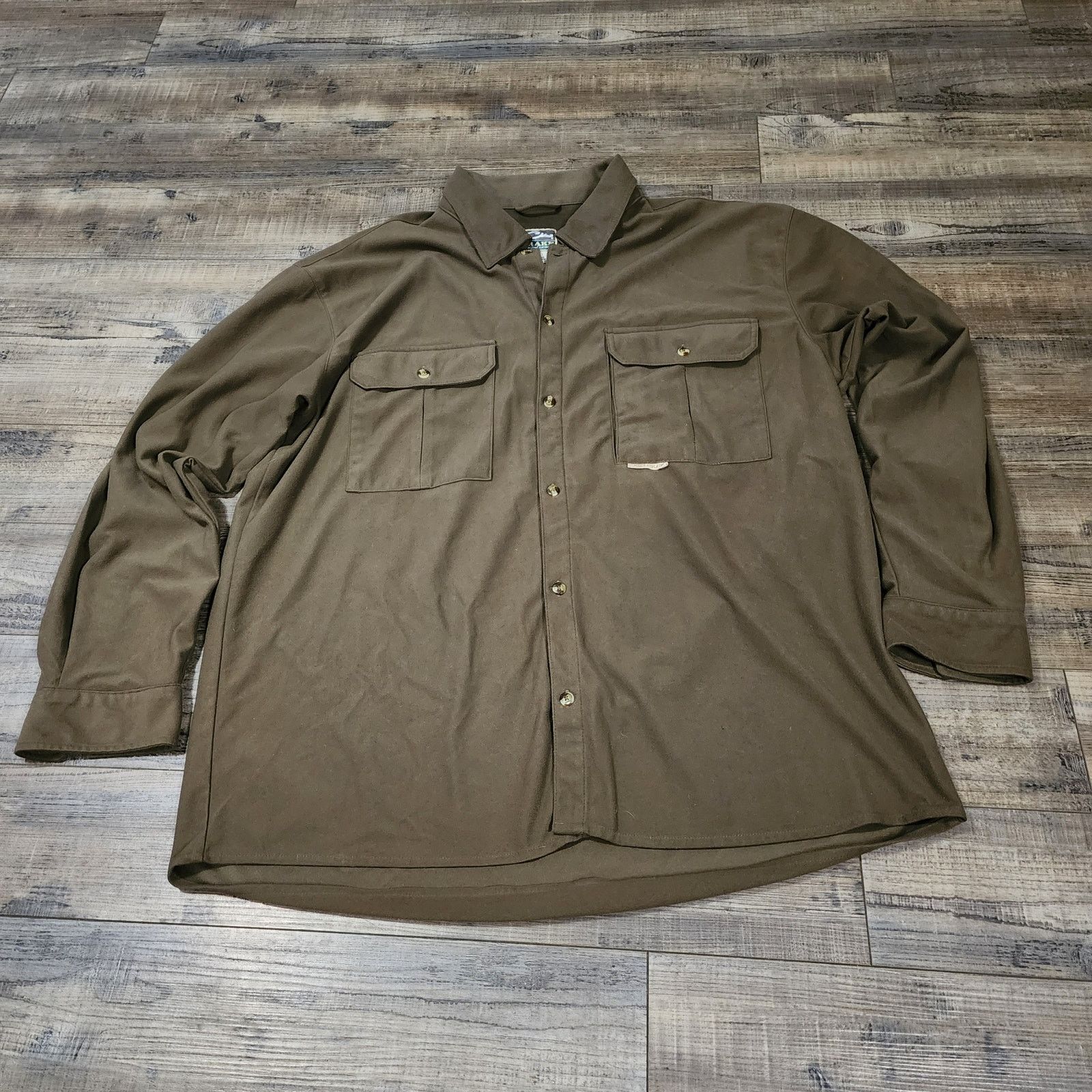 Drake Drake Microfleece Green Men's button up shirt size 2X 2452 Size US XXL / EU 58 / 5 - 1 Thumbnail