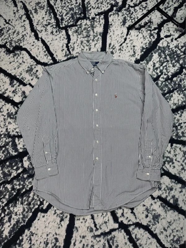 Ralph Lauren Polo Ralph Lauren Striped Shirt White Gray XL Size US XL / EU 56 / 4 - 1 Thumbnail