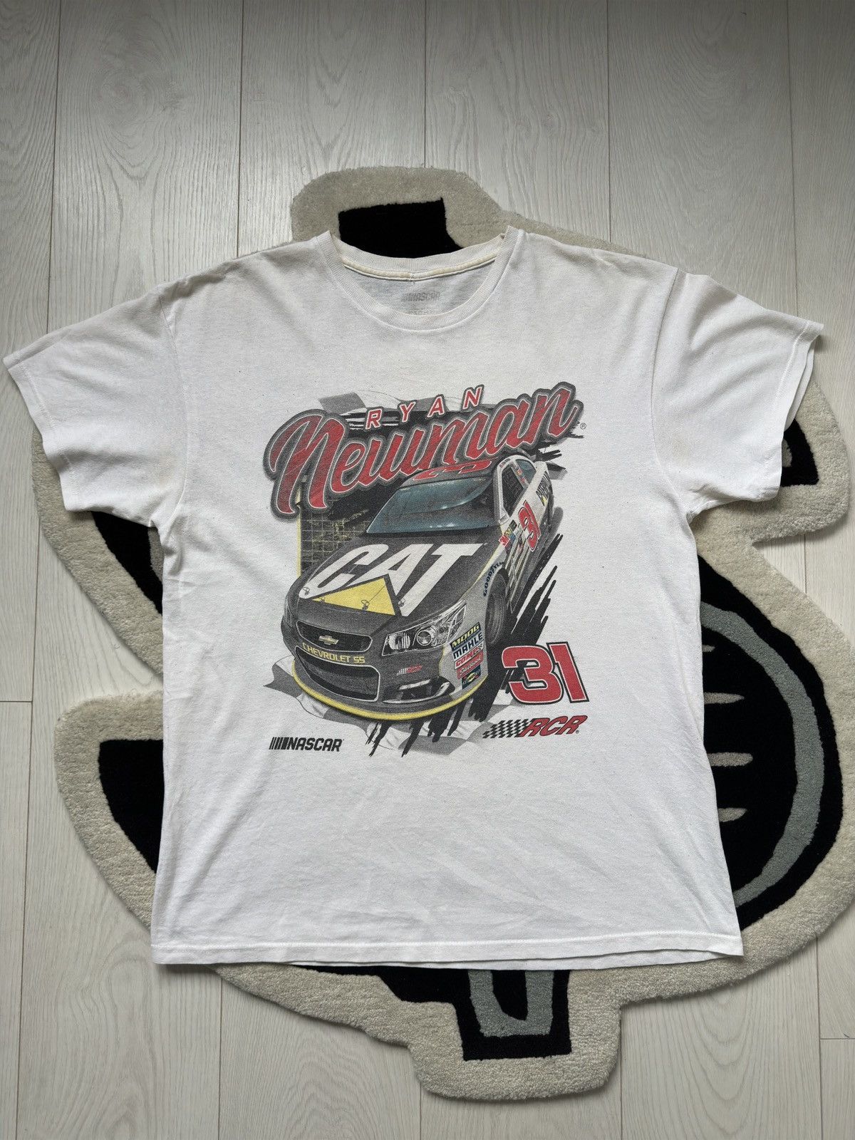 NASCAR × Vintage NASCAR Vintage Tee - White Size US L / EU 52-54 / 3 - 1 Thumbnail
