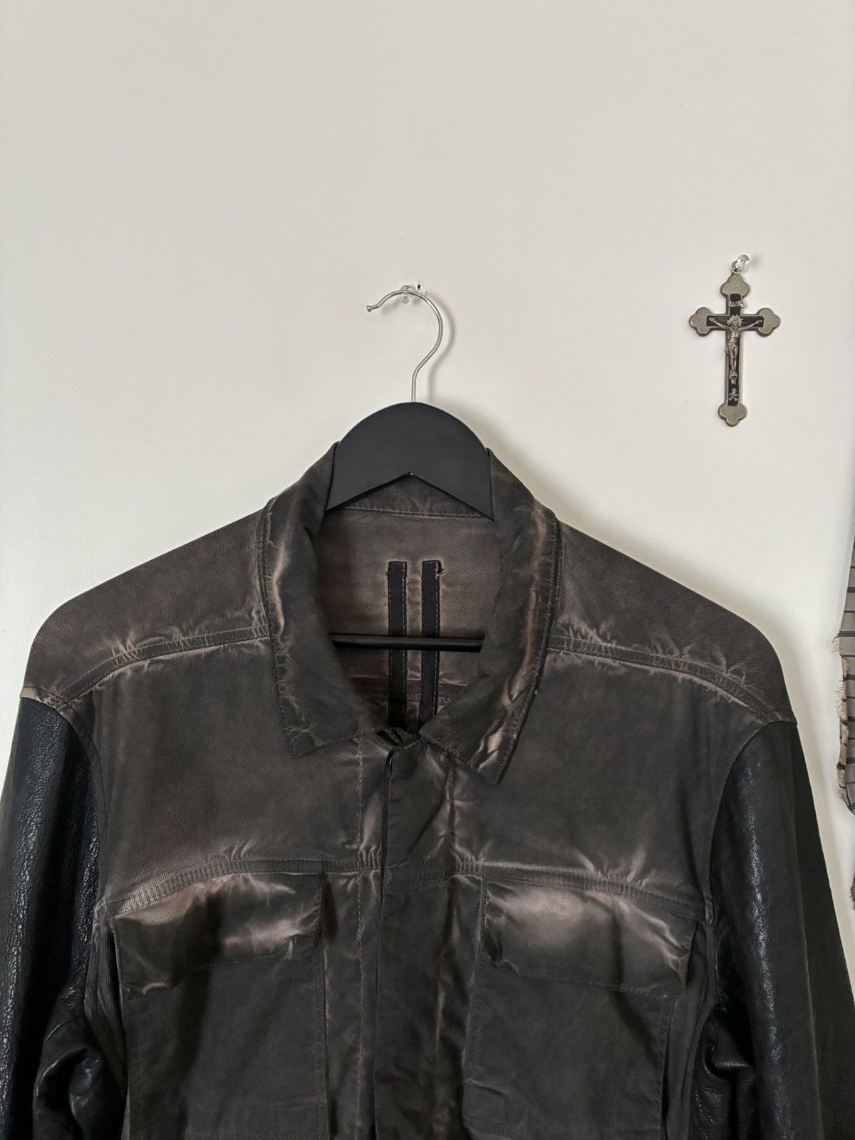 Rick Owens Rick Owens DRKSHDW FW11 Hybrid Trucker Jacket Size US L / EU 52-54 / 3 - 2 Thumbnail
