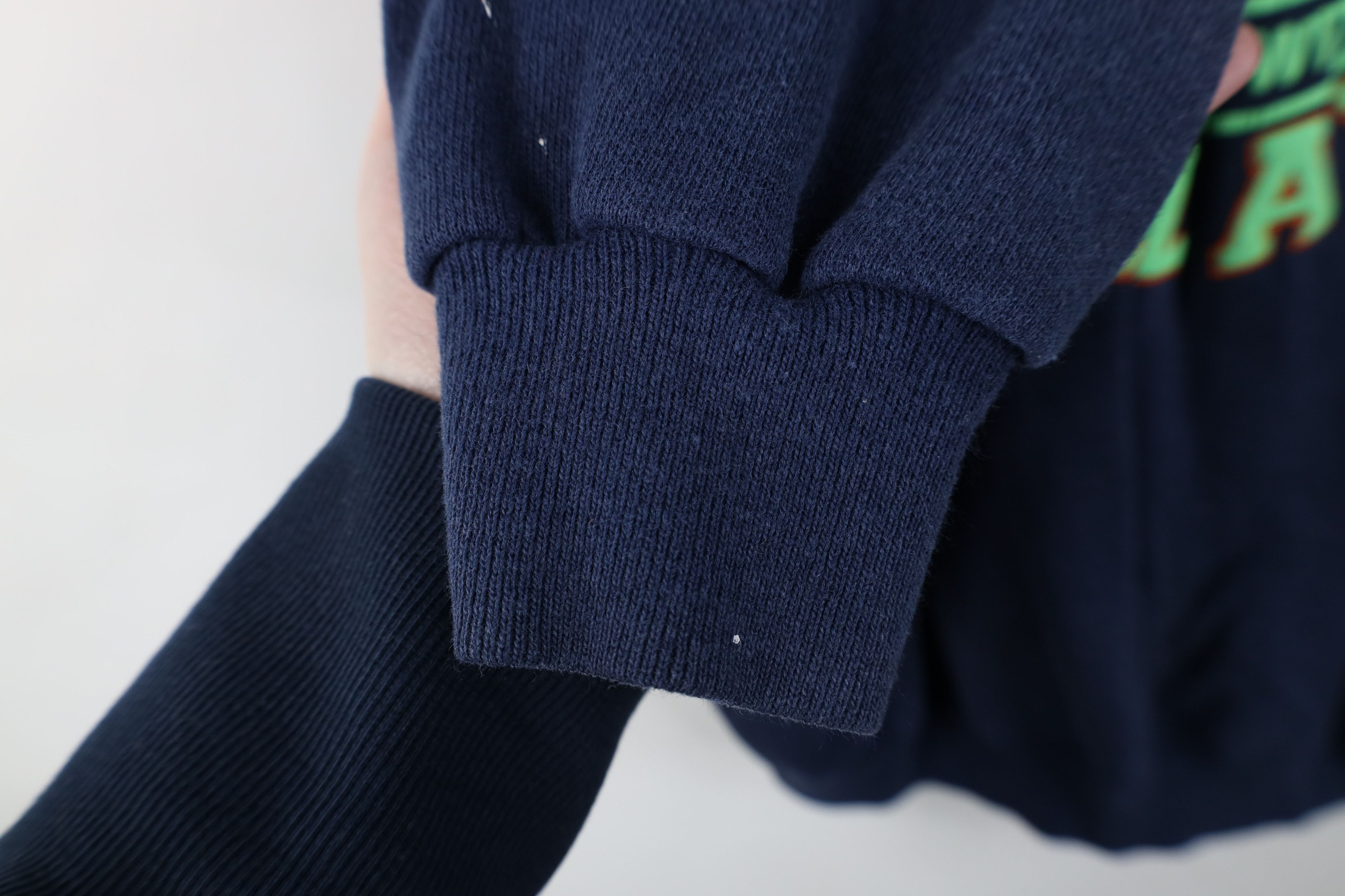 Vintage Vintage 80s Tech Ireland Crewneck Sweatshirt Blue USA Size XXL / US 16-18 / IT 52-54 - 9 Thumbnail