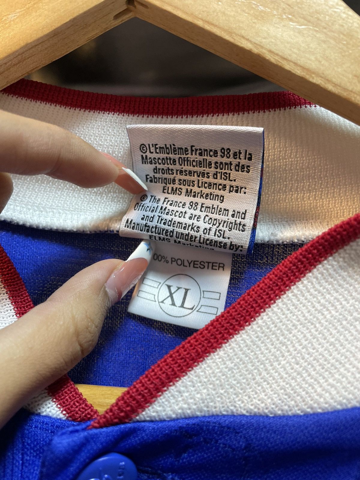 Other Vintage 199y World Cup France Football Jerset Size US XL / EU 56 / 4 - 5 Thumbnail