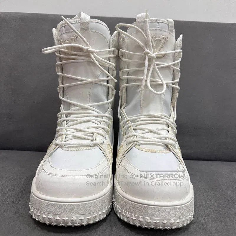 Louis Vuitton Louis Vuitton White Trainer Snow Boots for Men 0079. Size US 9.5 / EU 42-43 - 2 Thumbnail