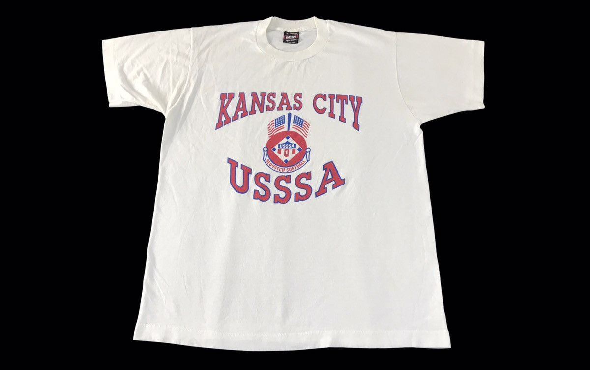 90s Kansas City Usssa Slo Pitch Softball FOTL Tag 50/50