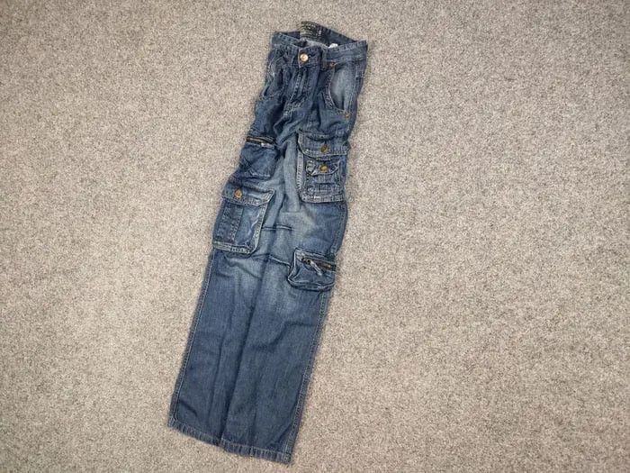 Hysteric Glamour Vintage Junya Watanabe Rick Owens Y2K Style Distressed Jeans Size US 30 / EU 46 - 3 Thumbnail