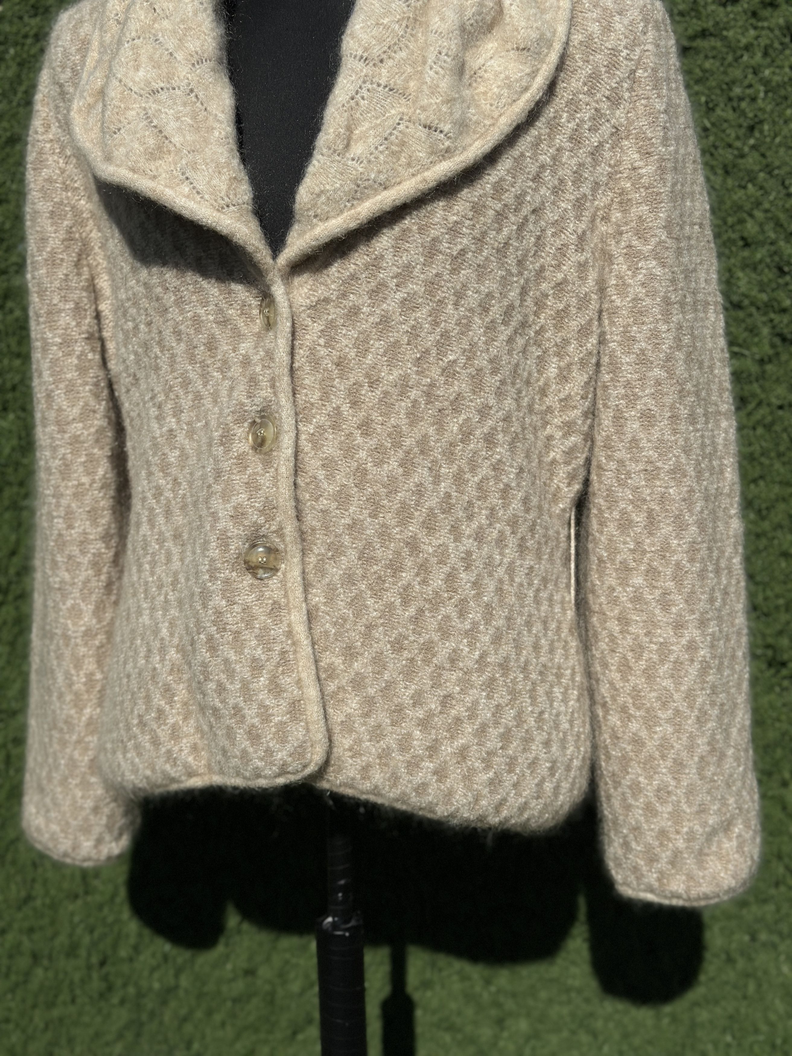 Escada Rare ESCADA Size 44 Wool Mohair Cashmere Cardigan Jacket Size M / US 6-8 / IT 42-44 - 3 Thumbnail