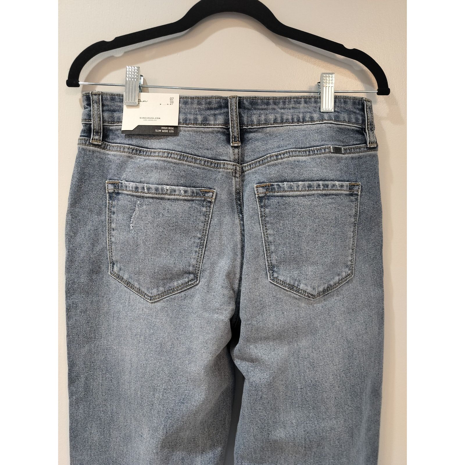 Other KanCan High Rise Slim Wide Leg Jeans - KC2565L - Size 7/27 Size 27" / US 4 / IT 40 - 5 Thumbnail