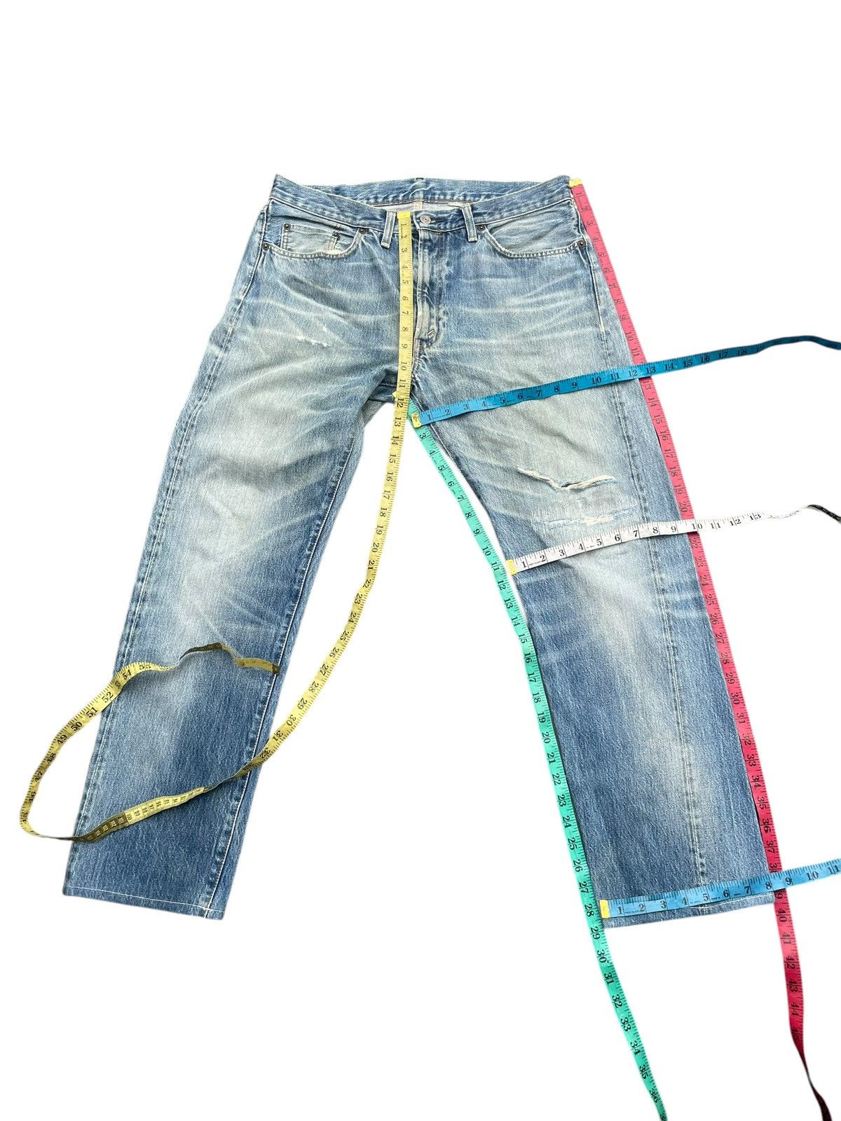 Levi's Vintage 90’s Levi’s Lot 501Z E Selvedge Distresed Size US 34 / EU 50 - 23 Thumbnail