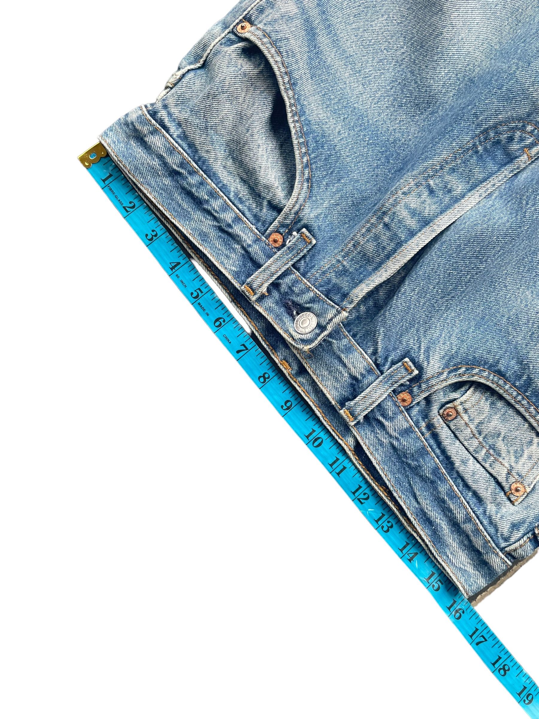 Levi's Vintage 1991 Levis 501 e Stone Wash Faded Denim Size US 32 / EU 48 - 5 Thumbnail