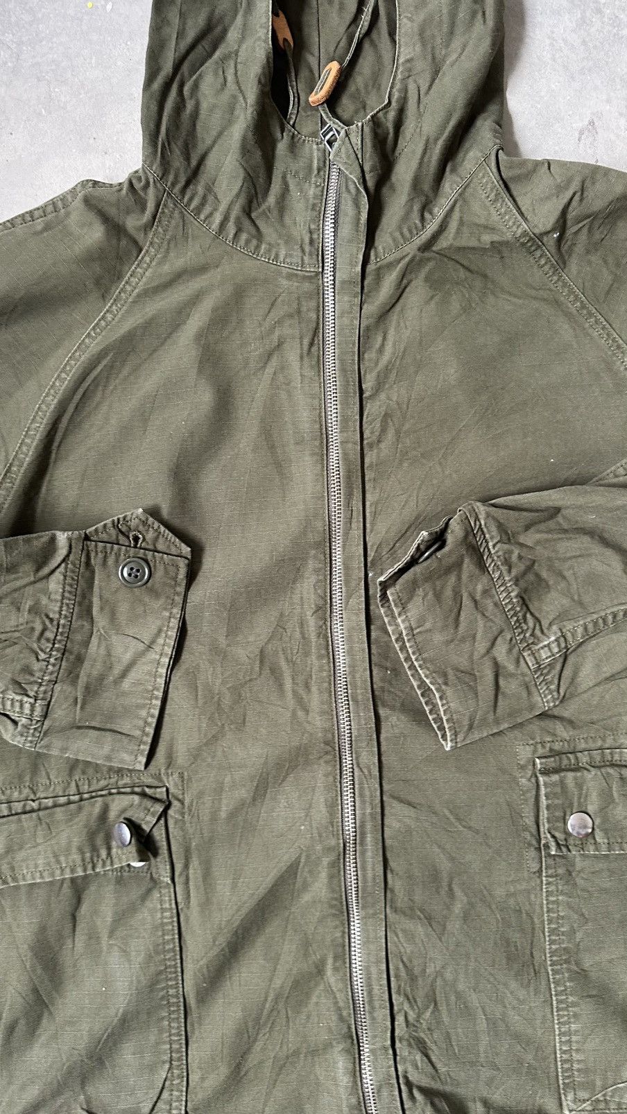 Japanese Brand VINTAGE SPELLBOUND ARMY MIDZIPPER JACKET Size US M / EU 48-50 / 2 - 4 Thumbnail