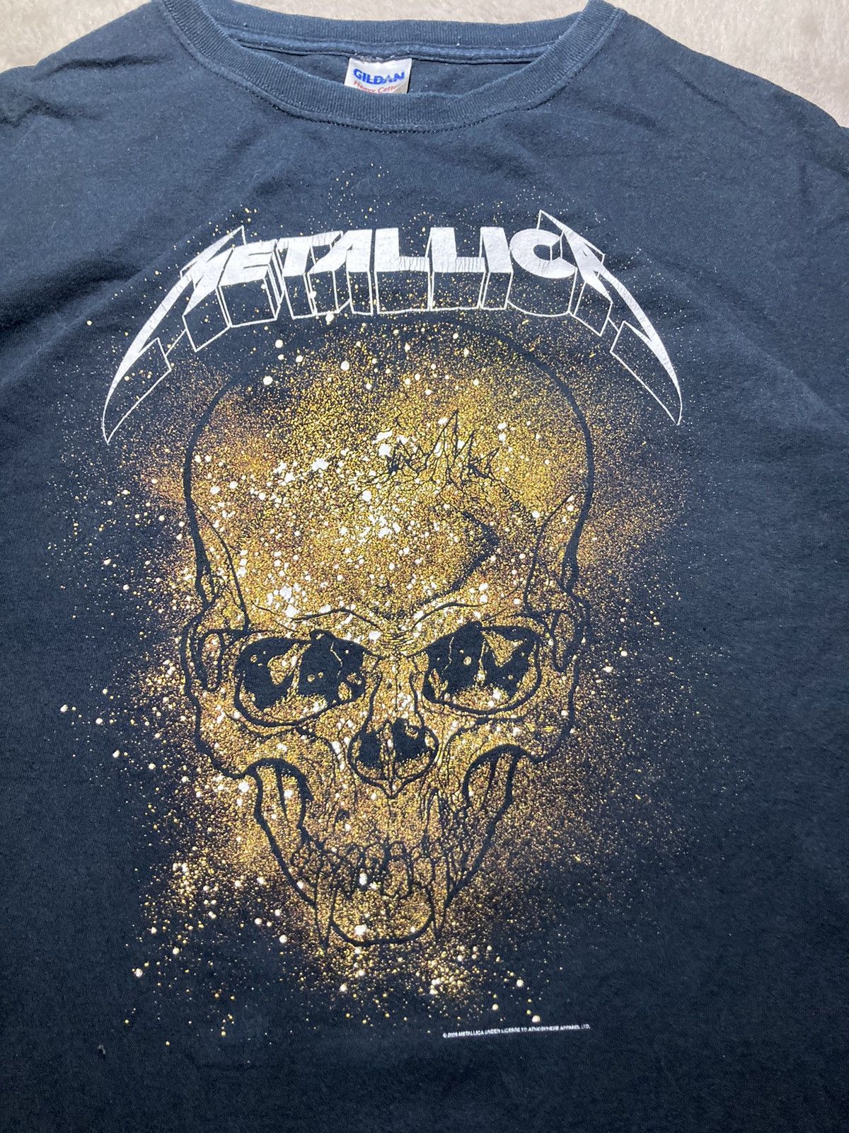 Band Tees × Metallica × Vintage ⛩️Vintage Y2k Metallica Skull 2008 t-shirt skeleton merch Size US XL / EU 56 / 4 - 2 Thumbnail