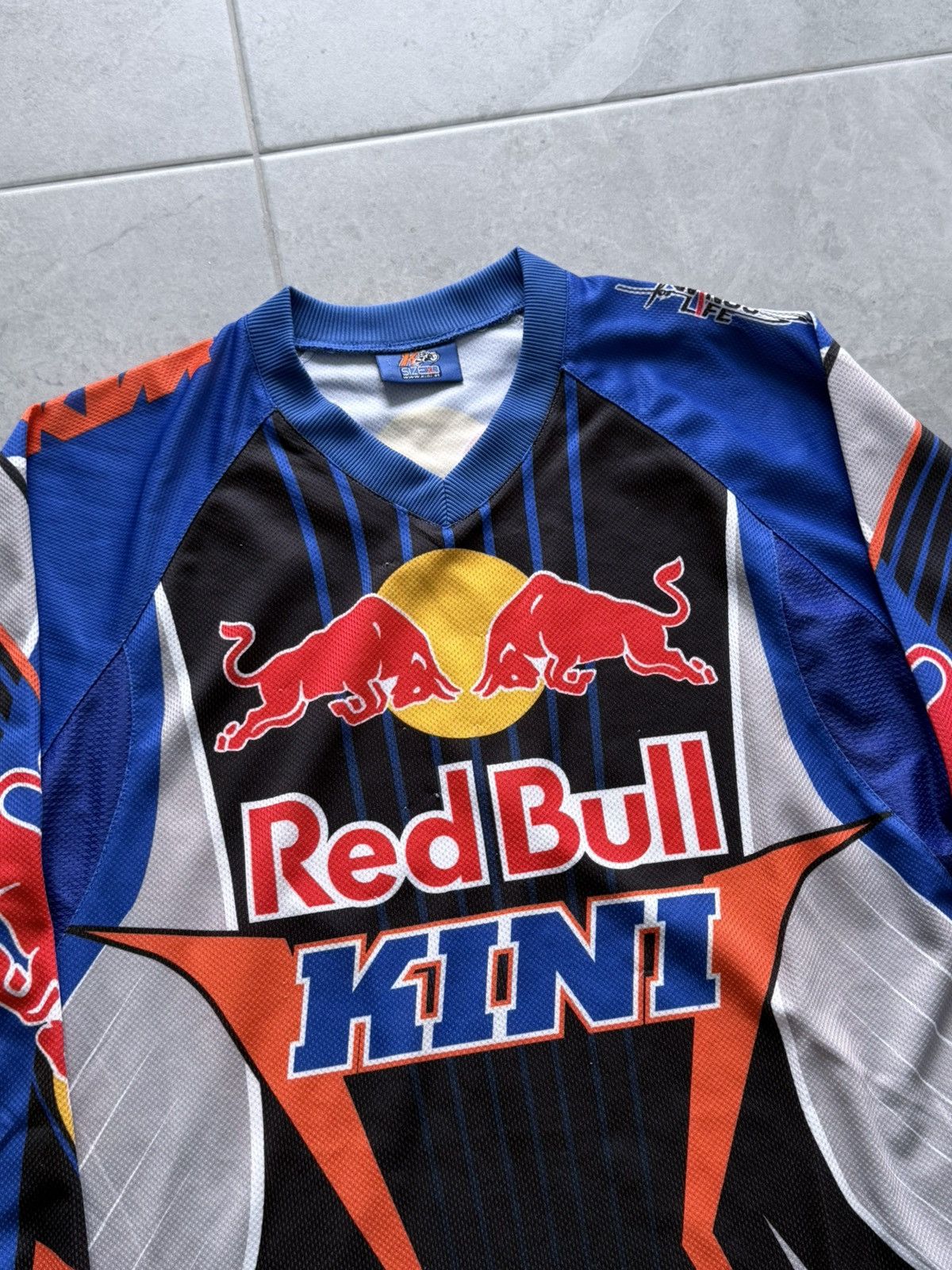 Red Bull Vintage Y2K Red Bull KTM Moto Jersey Size US XL / EU 56 / 4 - 3 Thumbnail