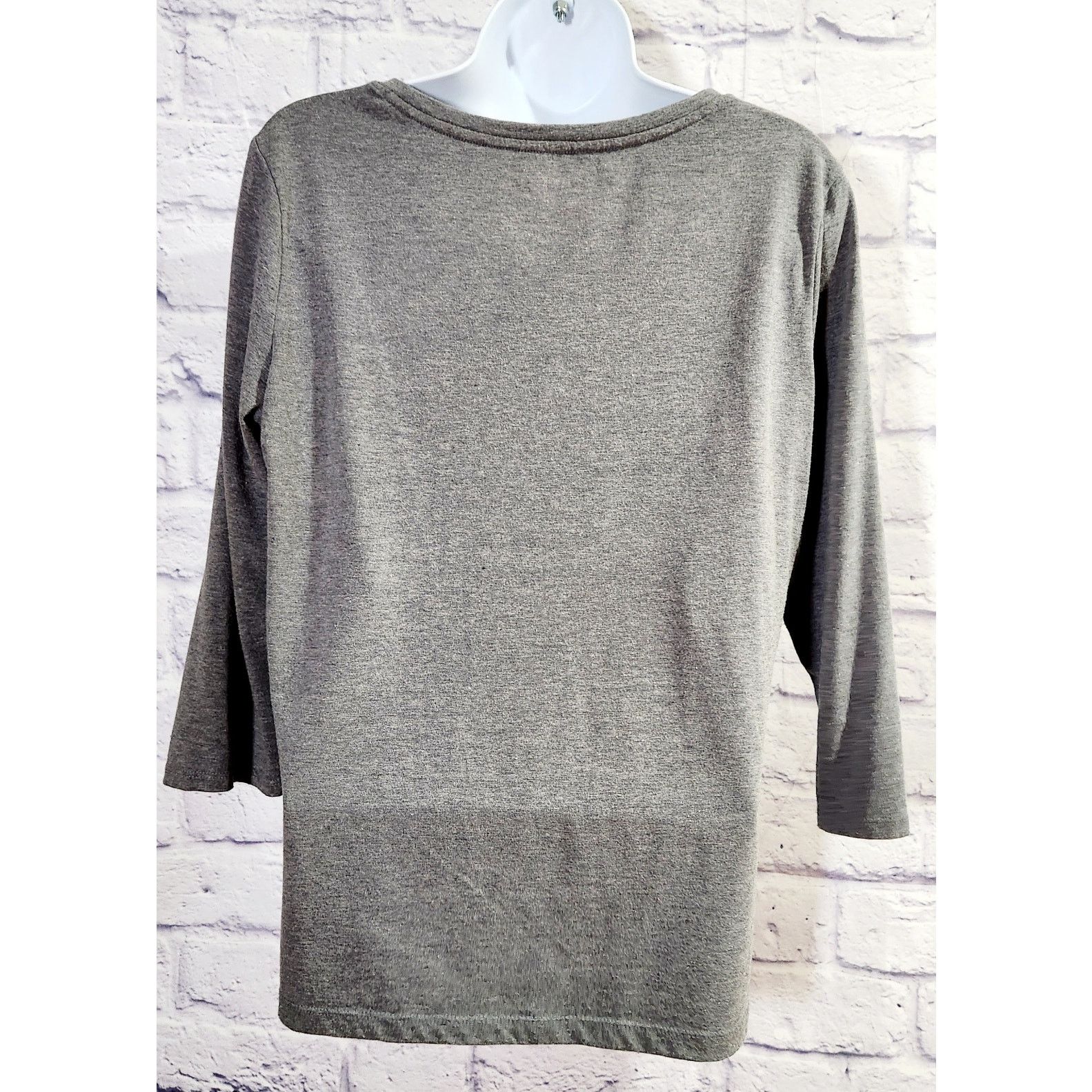 Other Zenergy By Chico's Gray Pink Metal Stud Top 1 Medium Size M / US 6-8 / IT 42-44 - 4 Thumbnail