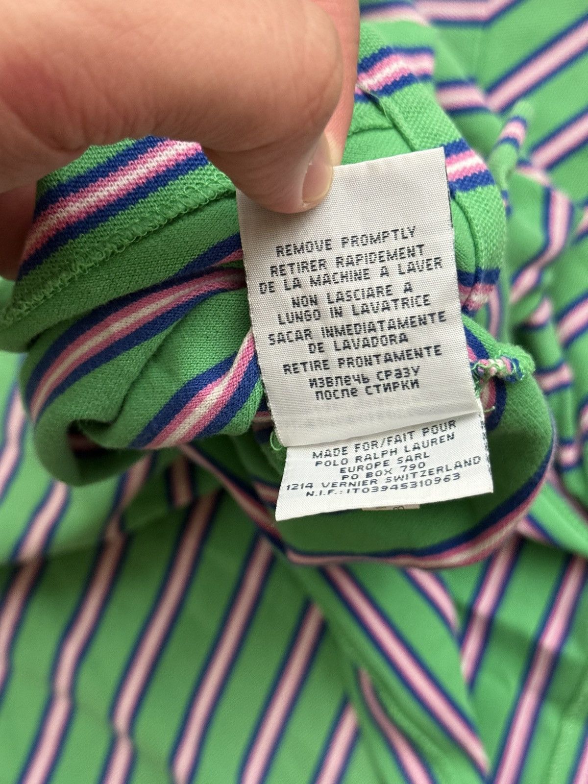 Ralph Lauren Polo Golf Ralph Lauren Polo Shirt Short Sleeve Striped Size US S / EU 44-46 / 1 - 7 Thumbnail