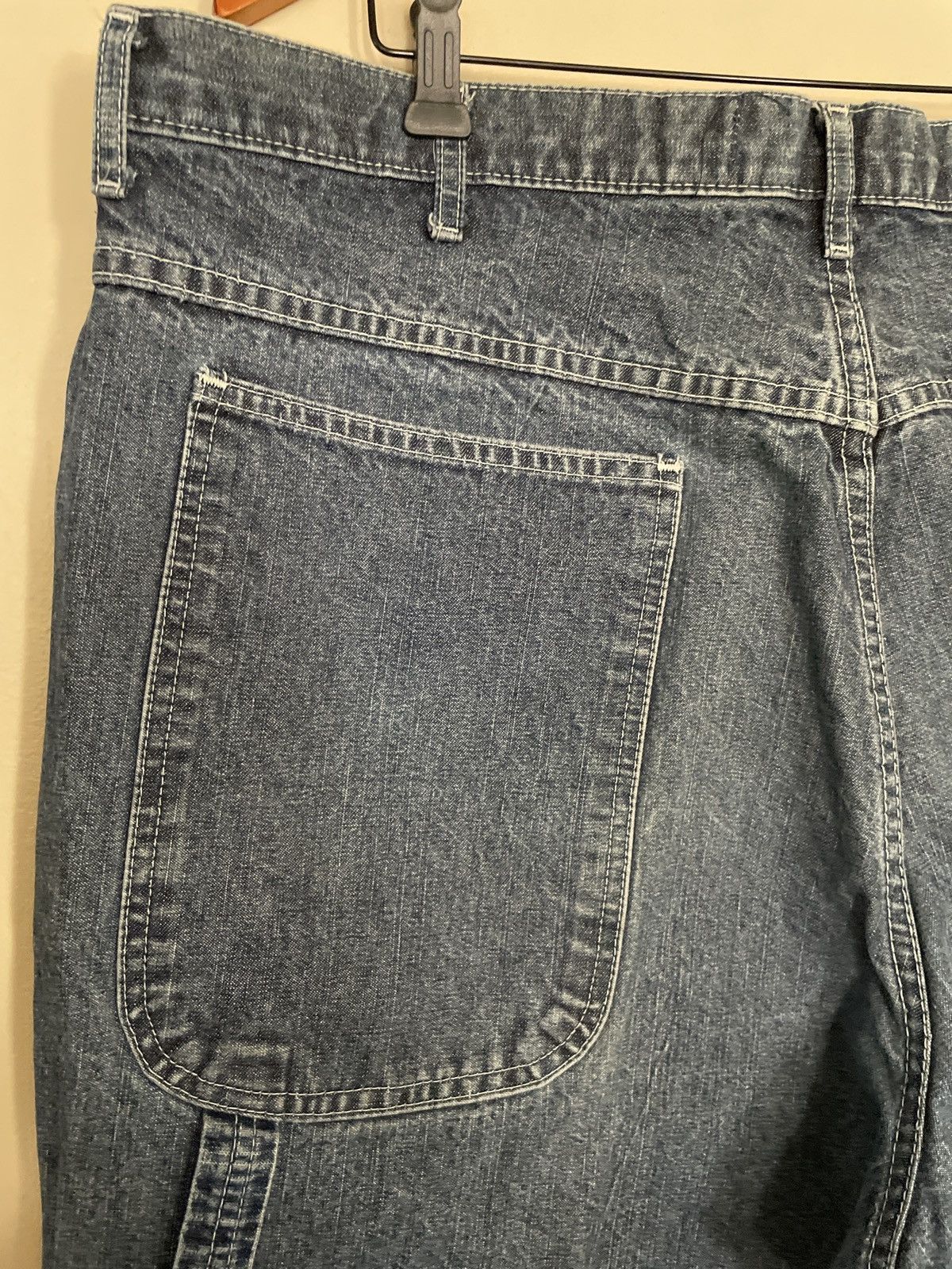 Designer × Vintage Michael’s NY Jean Co Blue Denim Shorts Jorts Carpenter skate Size US 40 / EU 56 - 9 Thumbnail