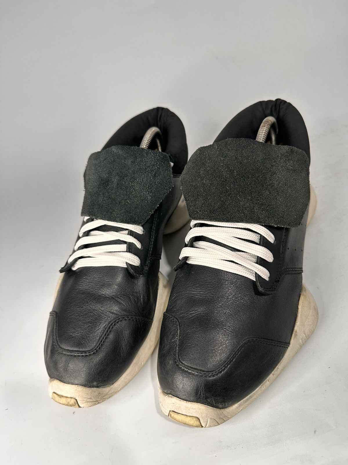 Adidas × Rick Owens Adidas x Rick Owens Tech Runner Black and White. Size US 9.5 / EU 42-43 - 6 Thumbnail
