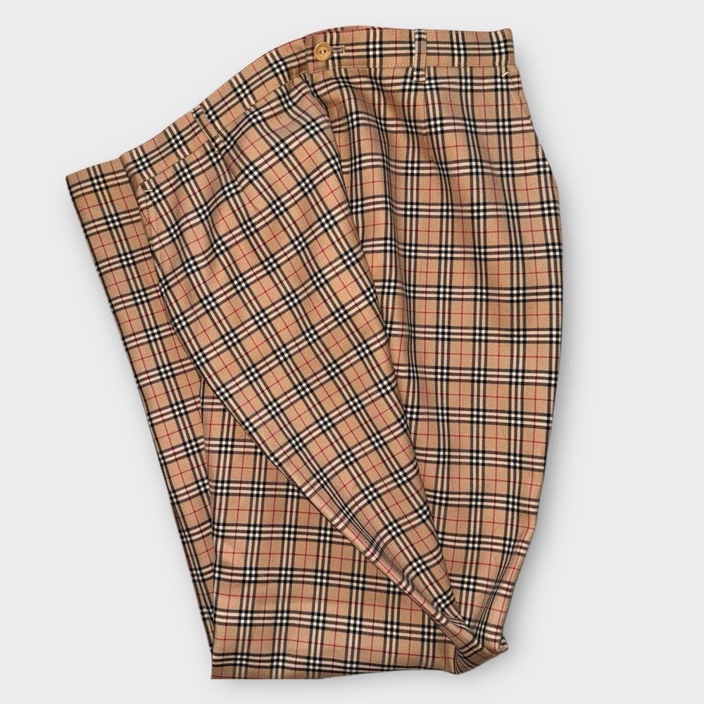 Burberry Burberry Golf Nova Check Straight-Leg Pants (JP 11 / Fits U Size 28" / US 6 / IT 42 - 5 Thumbnail