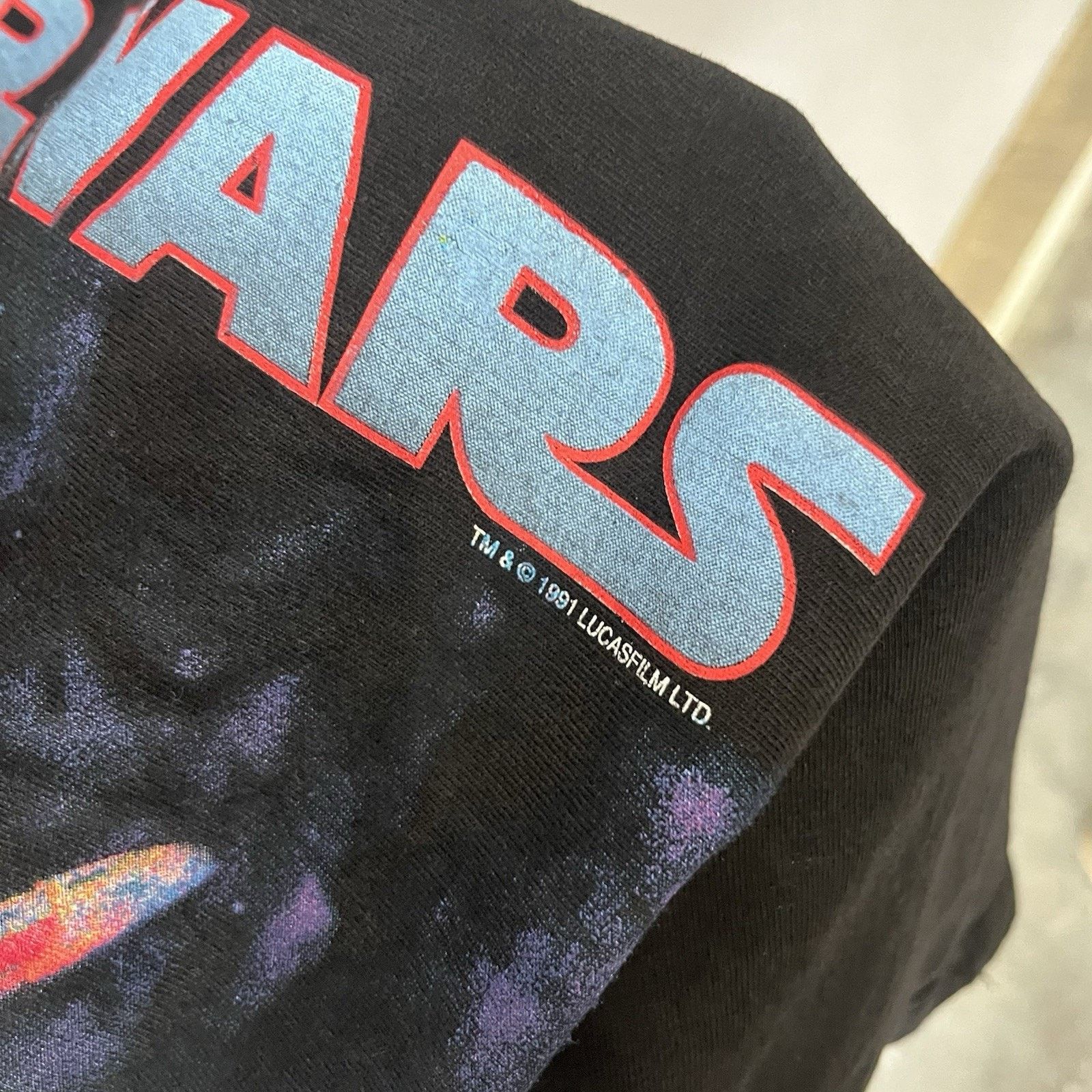 Giant Vintage 90s Star Wars Tie Fighter Video Game Tshirt Men XL G Size US XL / EU 56 / 4 - 3 Thumbnail