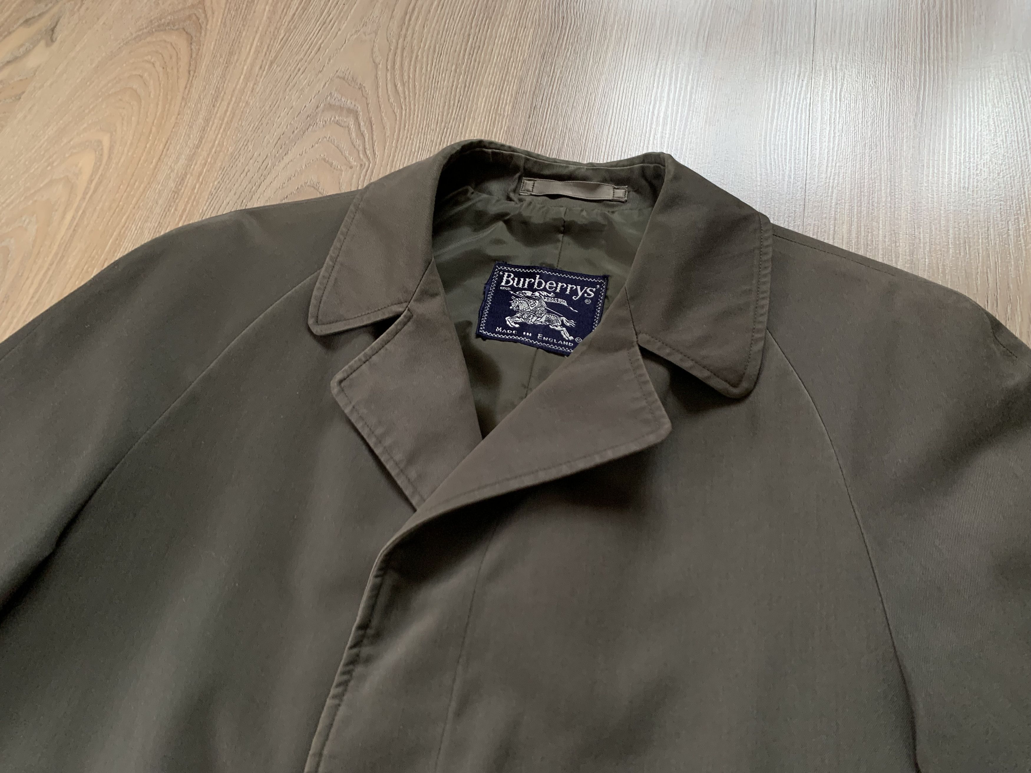 Burberry × Vintage Vintage Rare Burberrys Commuter II Olive Trench Coat Size US M / EU 48-50 / 2 - 5 Thumbnail