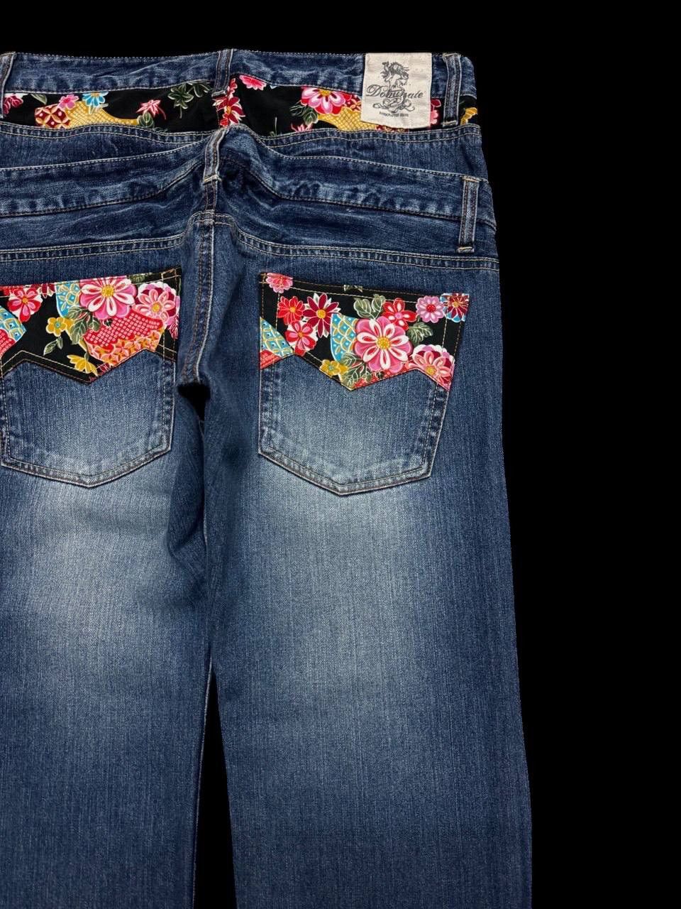 Beauty Beast RARE 90s Style Double Waist Dominate Sakura Style Mud-Washed Size US 30 / EU 46 - 17 Thumbnail