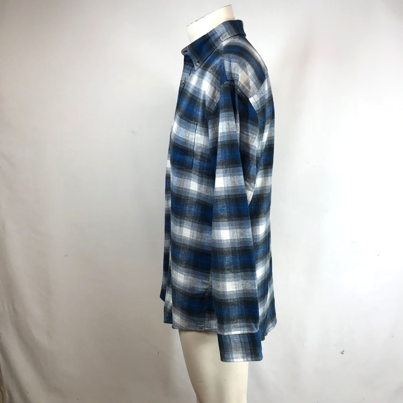 Pendleton Pendleton Shirt Mens M Mason Blue Plaid Flannel Button Down Long Sleeve Size Size US M / EU 48-50 / 2 - 6 Thumbnail