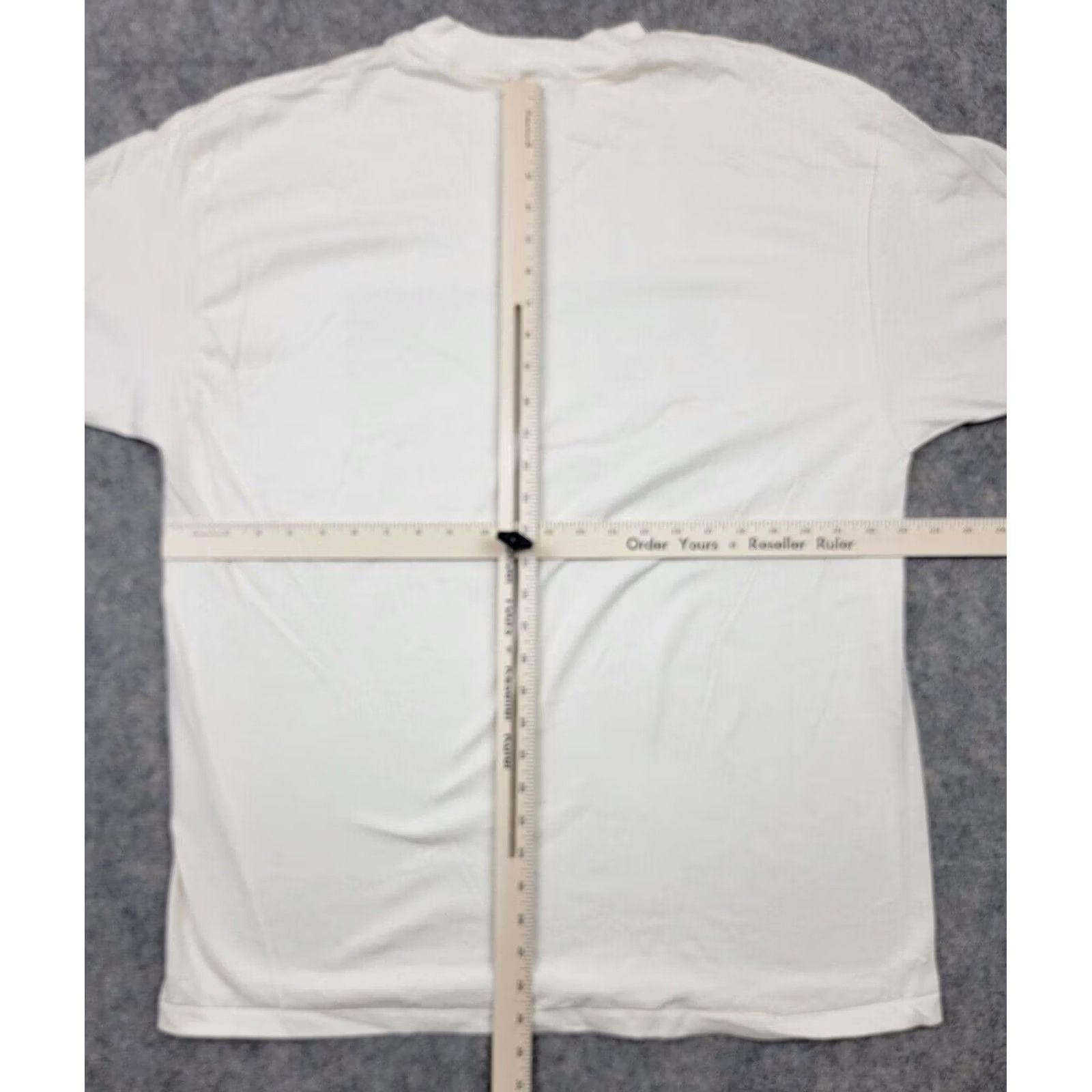 Hanes Hanes Beefy-T Shirt Adult XL Poison Arrow Frog Vintage 1992 90s Animals Ivory Cotton Knit Crew Neck Short Sleeve Graphic Print Men Size US XL / EU 56 / 4 - 7 Thumbnail