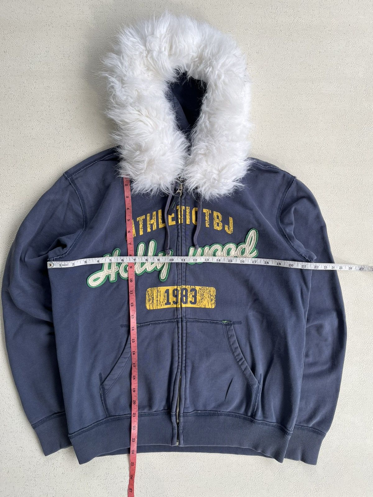 Hysteric Glamour Y2K Japanese Tbj Jeans Zip Up Fur Hoodie Hysteric Style Size US L / EU 52-54 / 3 - 2 Thumbnail