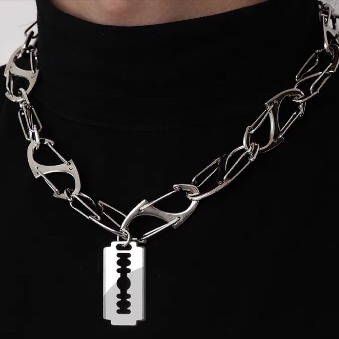 Other Razor Blade New Trend STEAL! Y2K Chains Necklace Chain Size ONE SIZE - 1 Thumbnail