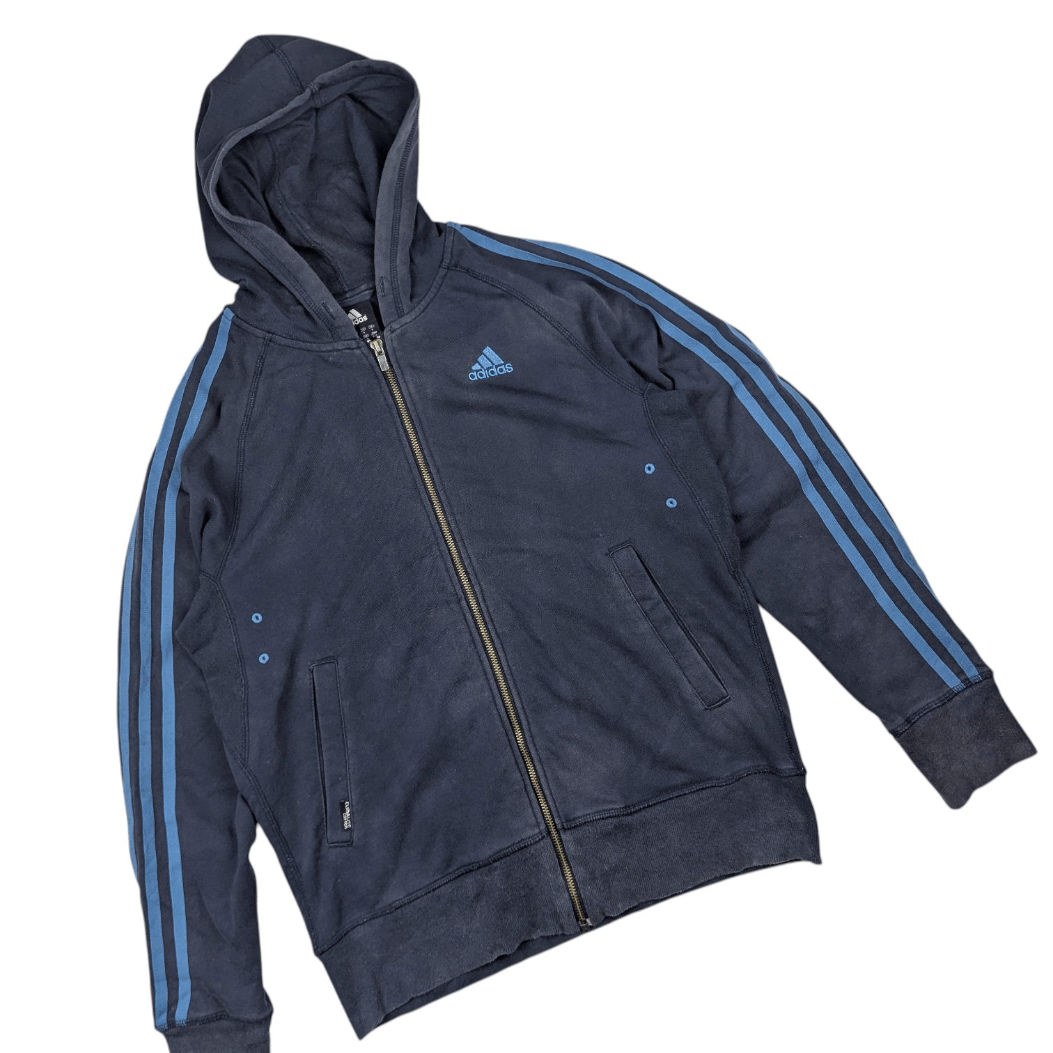Adidas ADIDAS Zipper Hoodie Sportswear Sweatshirts Hip Hop Size US S / EU 44-46 / 1 - 4 Thumbnail