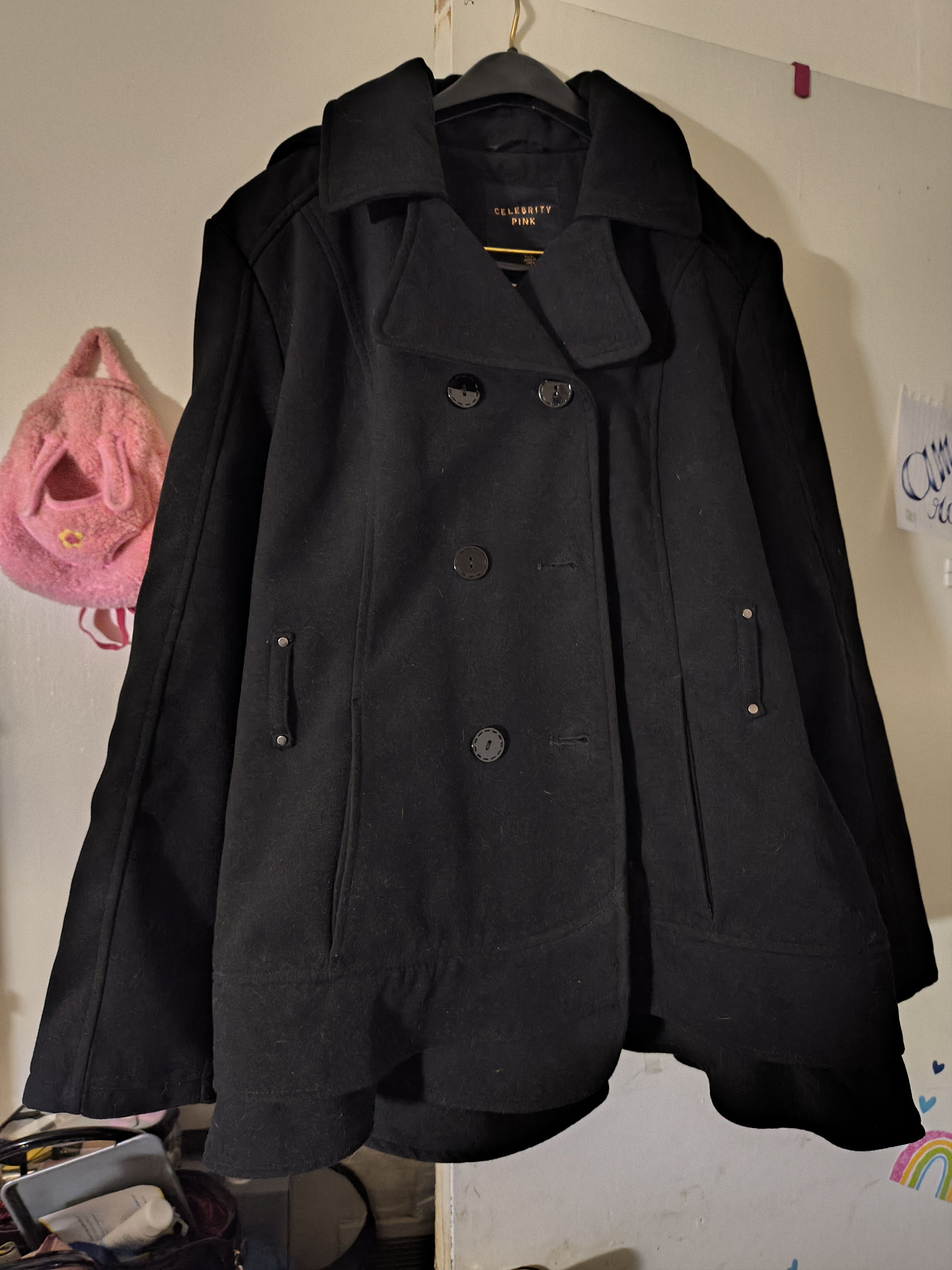 Other Celebrity pink hooded pea coat Size XXL / US 16-18 / IT 52-54 - 4 Thumbnail