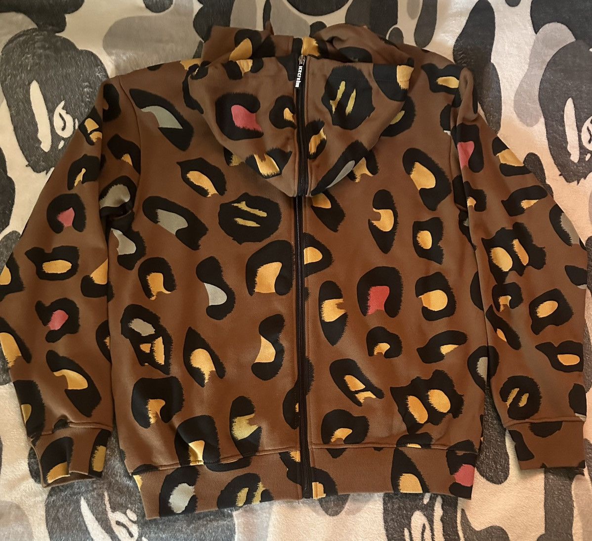 Icecream Ice Cream brown leopard print zip up Hoodie Size L Size US M / EU 48-50 / 2 - 3 Thumbnail